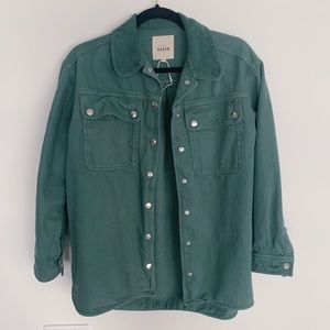 Sezane Denis Jacket- Cargo Green US 2